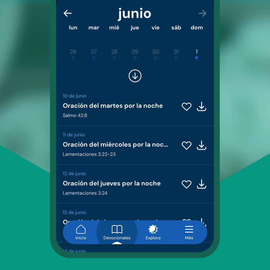 Devocionales diarios